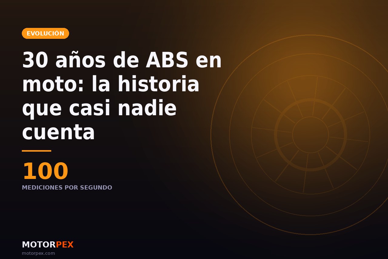 30 años de ABS en moto: de un bloque pesado a un sensor que mide la moto 100 veces por segundo