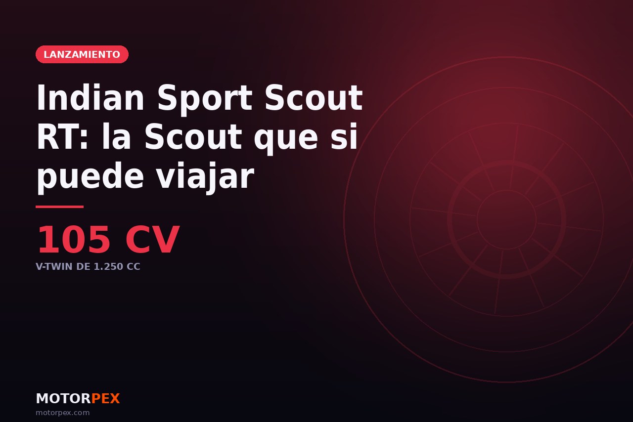Indian le pone maletas rígidas a la Scout deportiva: nace la Sport Scout RT