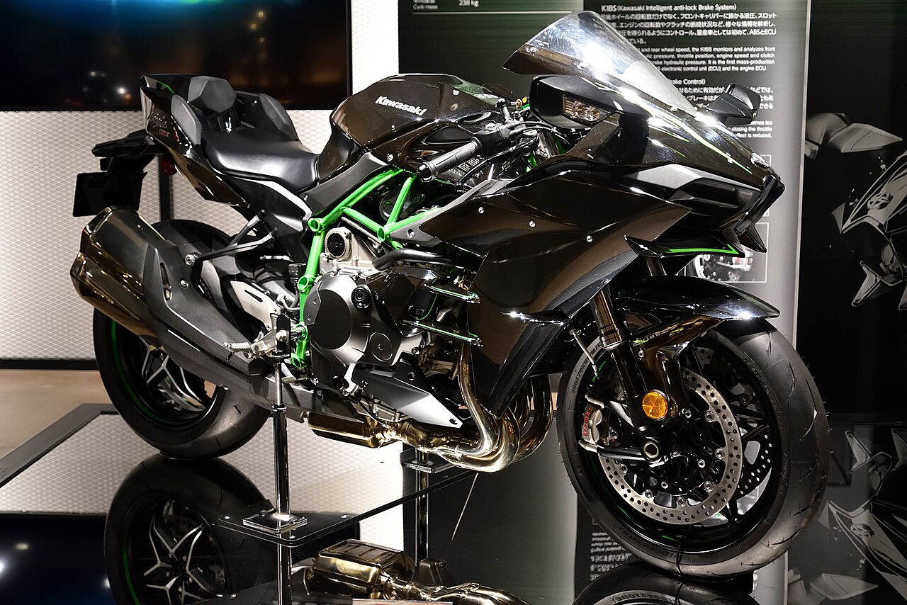 Kawasaki Ninja H2 (foto: Rikita, CC BY-SA 4.0, Wikimedia Commons)