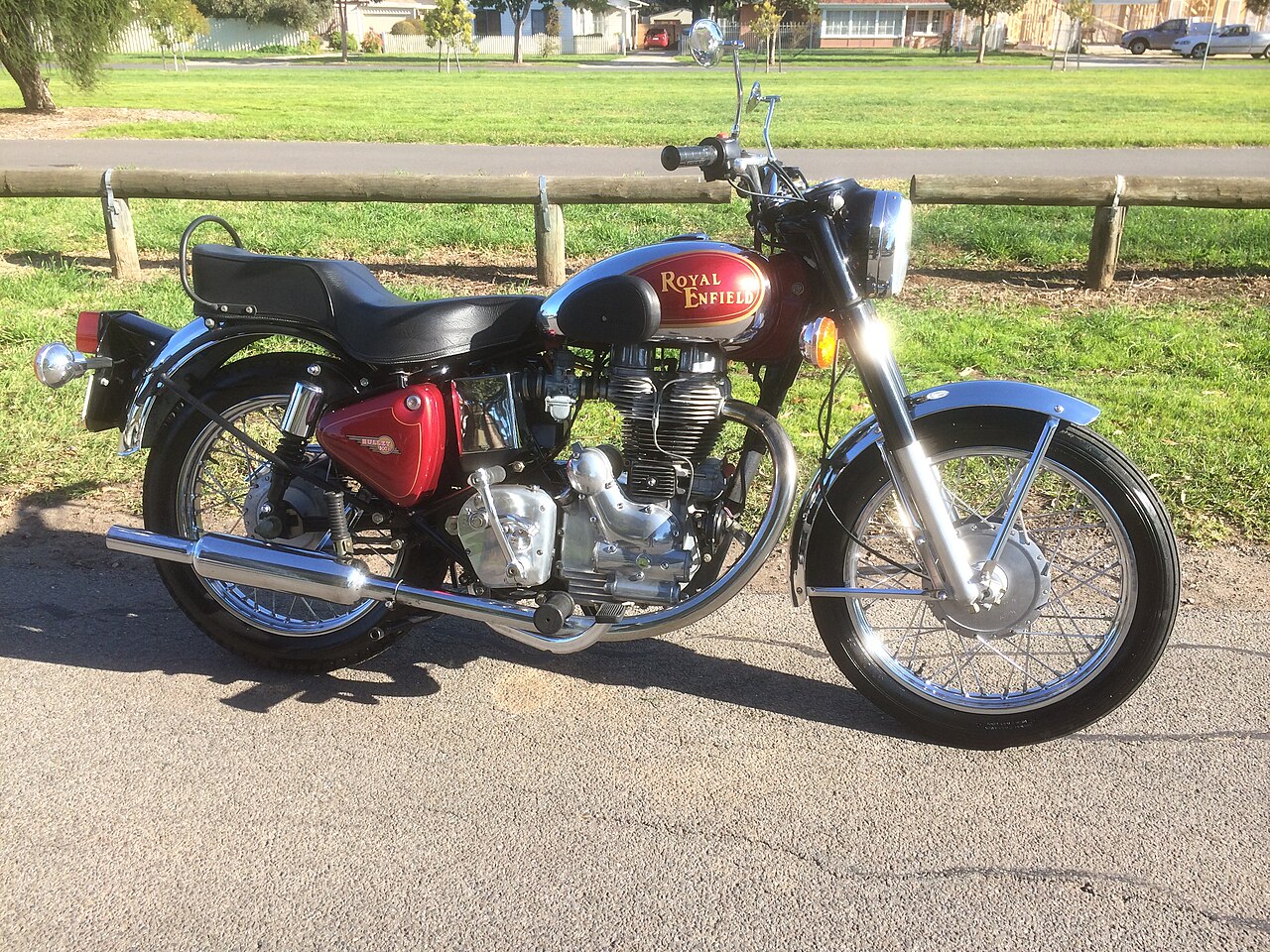 Royal Enfield Bullet (foto: Samihasib, CC BY-SA 3.0, Wikimedia Commons)