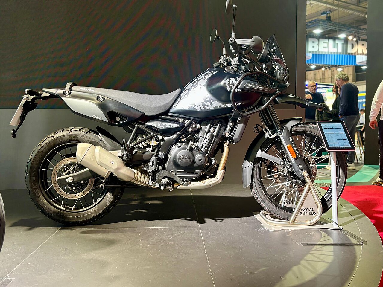 Royal Enfield Himalayan 450, la hermana menor de la Himalayan 750 (foto: MotorideSA, CC BY-SA 4.0, Wikimedia Commons)